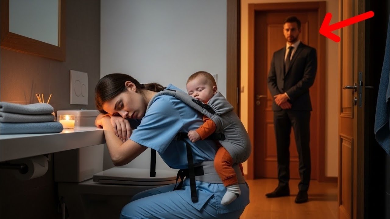 Empleada Con Gemelos Fue Encerrada En El Baño Por La Nueva Esposa Del Millonario — Hasta Que Él Vi