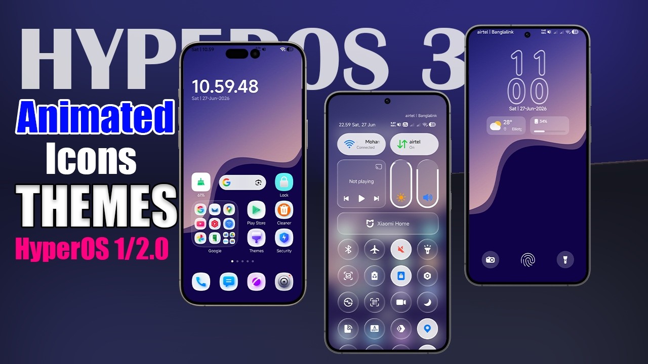 🔥 New GLOBAL THEME for Xiaomi! Customization for Redmi and POCO HyperOS 3