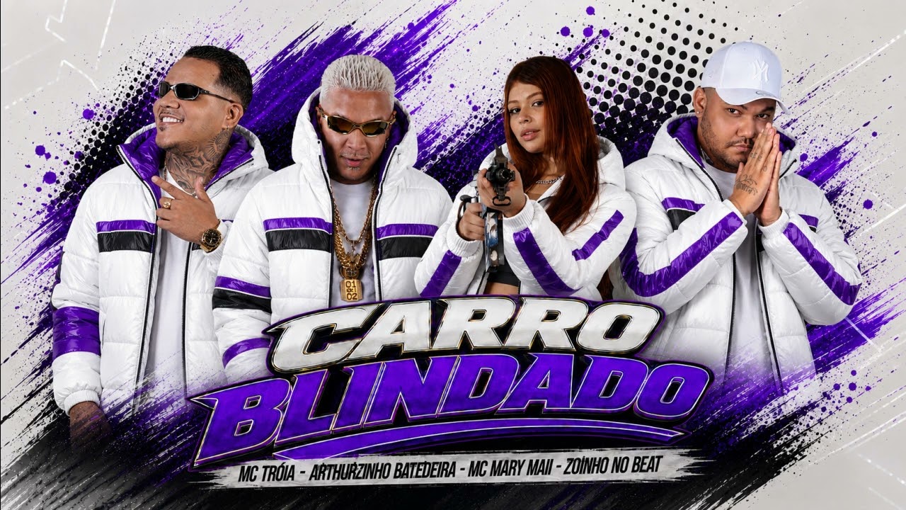 CARRO BLINDADO - MC TR&Oacute;IA, ARTHURZINHO BATEDEIRA, MC MARY MAII E ZOINHO NO BEAT ( &Aacute;UDIO OFICIAL )