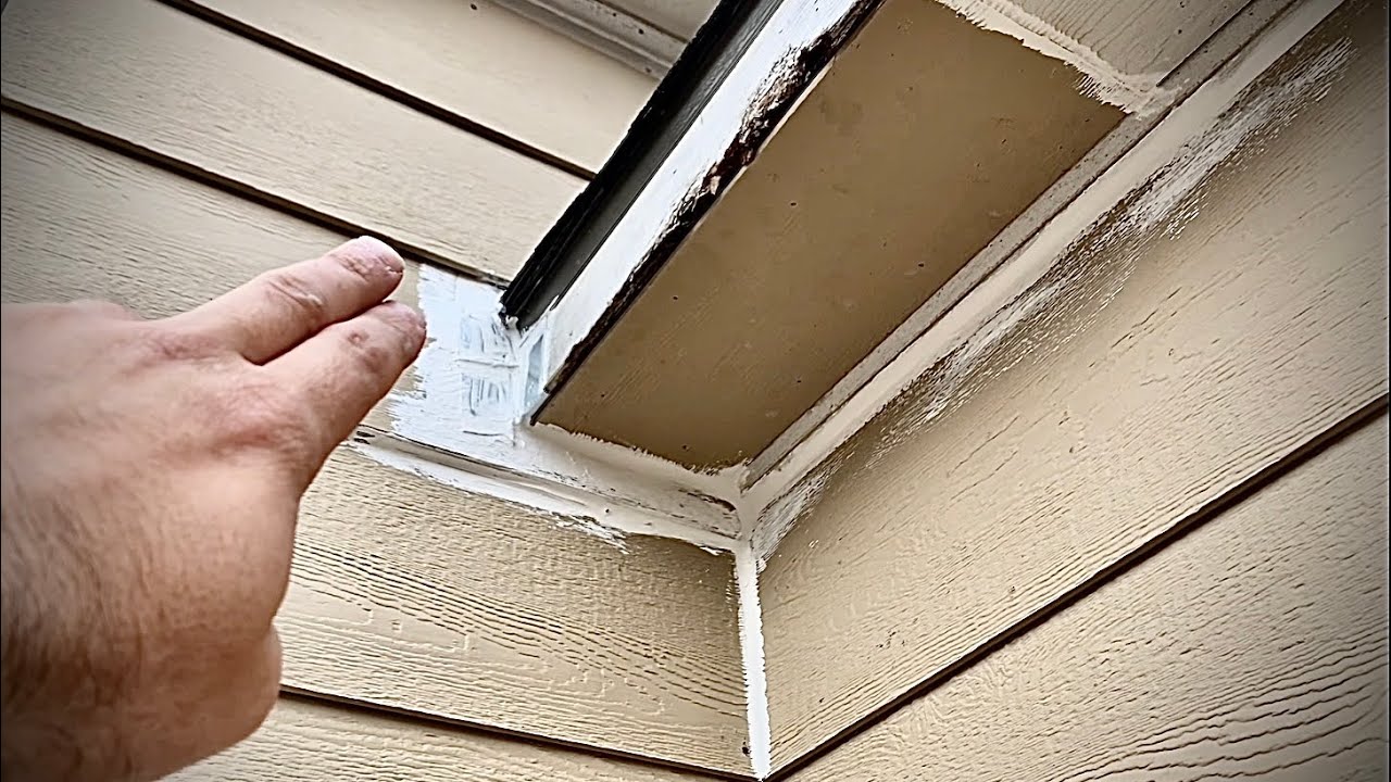 How to fix a water rotten soffit