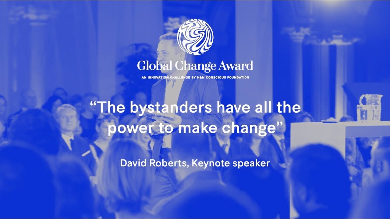 Keynote speaker David Roberts, Grand Award Ceremony 2016