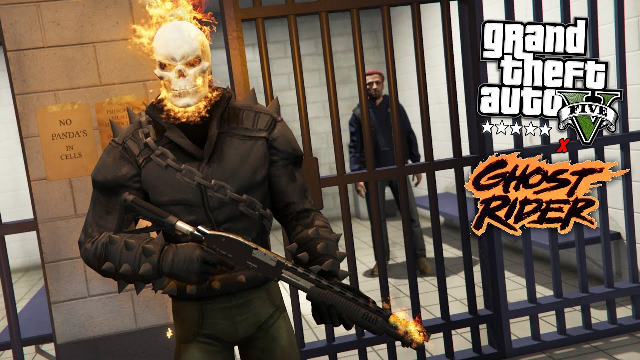 GTA 5 Mods - GHOST RIDER POLICE PATROL! GTA 5 Ghost Rider LSPDFR Mod Gameplay! (GTA 5 Mods Gameplay)
