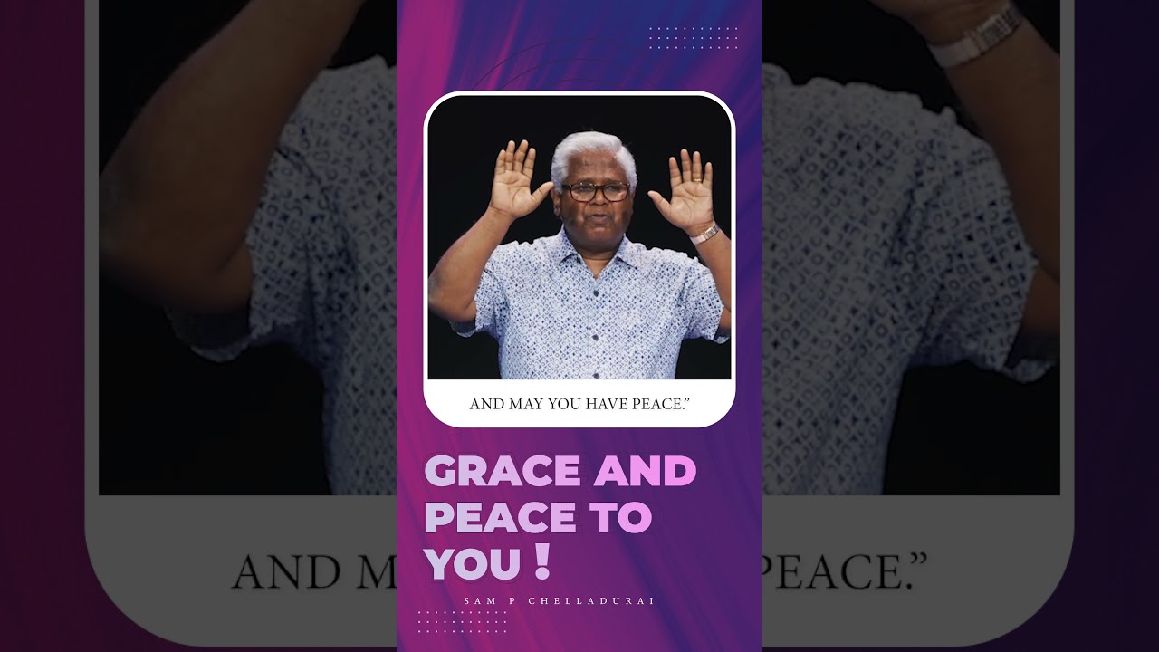 Grace and Peace to You!
