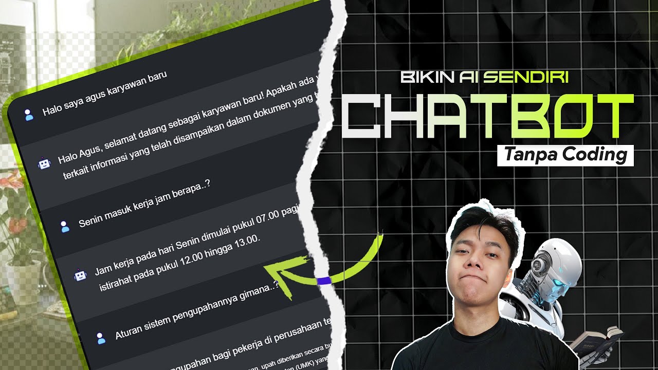 Tutorial Buat AI Chatbot TANPA CODING..!!🔥Bisa Chat dengan Data Internal