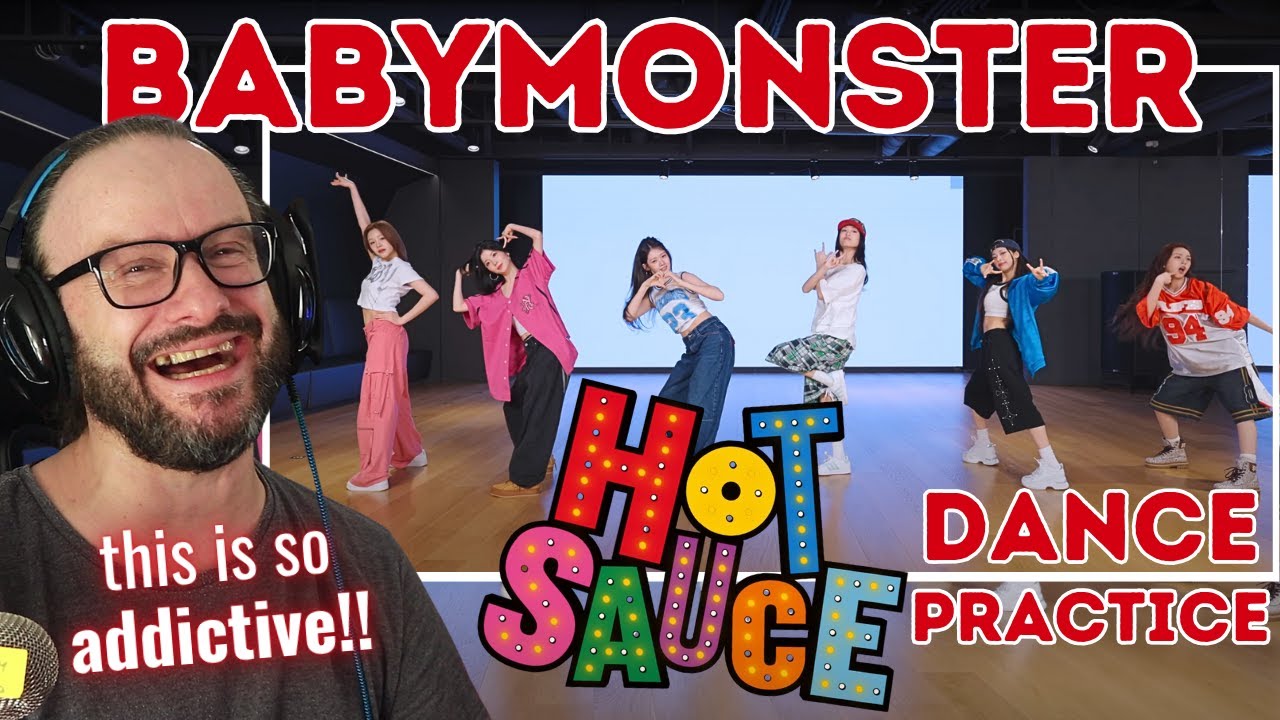 bouncy choreo!! BABYMONSTER - 'HOT SAUCE' dance practice video reaction