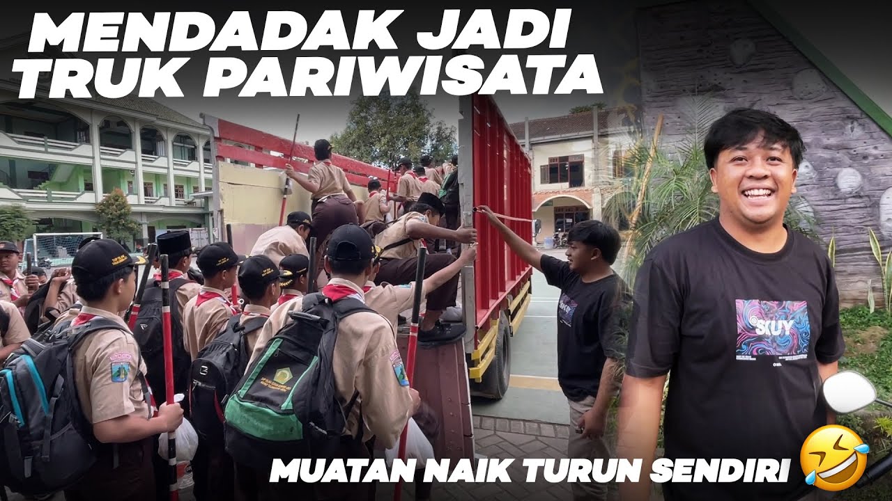 JADI TRUK PARIWISATA‼️ BARU INI DAPET MUATAN NAIK TURUN SENDIRI