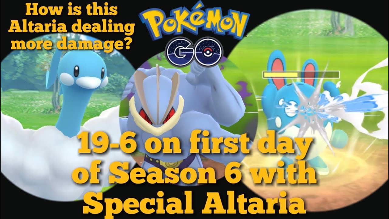 [19-6] How to win in Season 6 Go Battle League | Breakpoint damage explained with Altaria