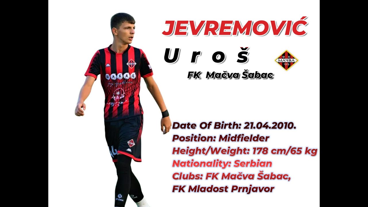 #44 UROŠ JEVREMOVIĆ - FK Mačva Šabac - Midfielder - HIGHLIGHTS 2025 -  Studio DIKSICO