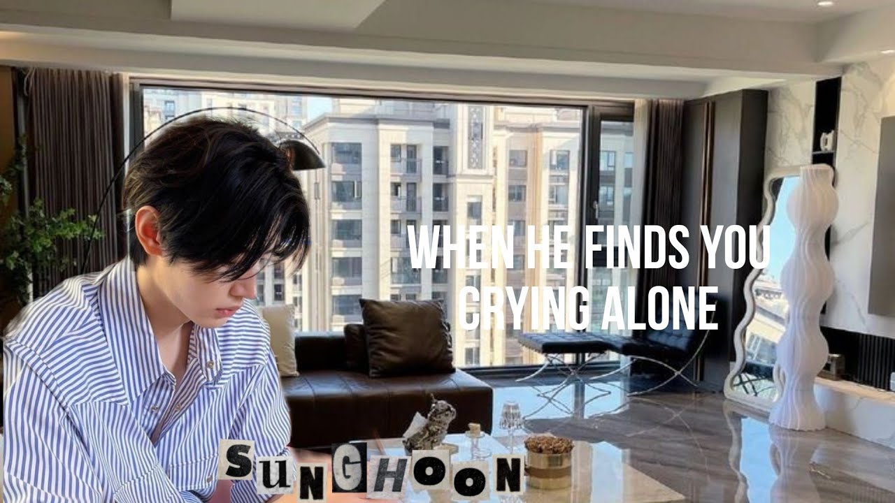 when he finds you crying alone | enhypen sunghoon oneshot ff | ddeunghoon🐧