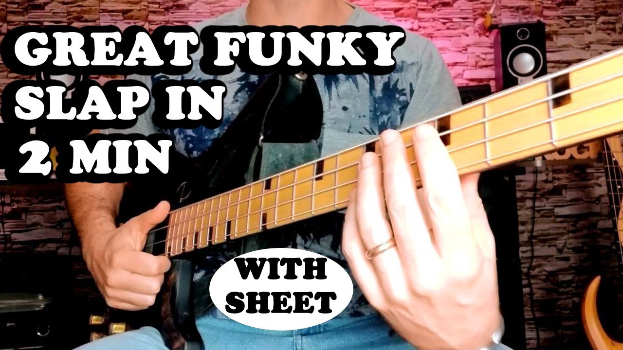 LEARN A SUPER SLAP BASS FUNK GROOVE IN 2 MIN (Bass Lesson)
