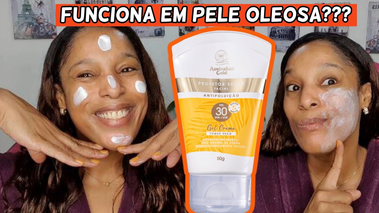 RESENHA PROTETOR SOLAR FACIAL AUSTRALIAN GOLD ANTIPOLUIÇÃO FPS 30 EM PELE OLEOSA