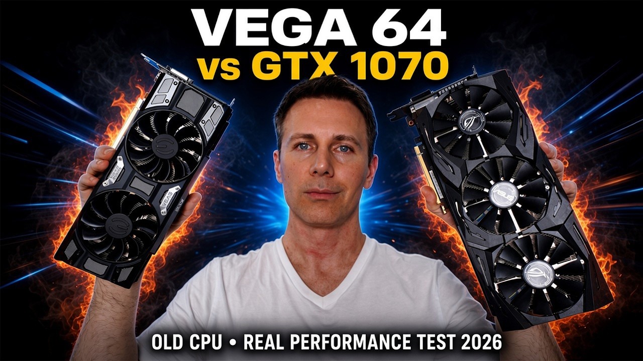 Stary procesor, stare karty graficzne: Vega 64 kontra GTX 1070 (prawdziwy test wydajności)