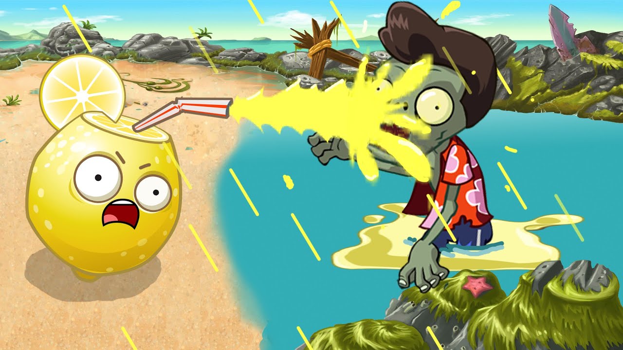 Кислотный Лимон его кислотный дождь. РАСТЕНИЯ против ЗОМБИ 2 или PLANTS vs ZOMBIES 2. Серия 318