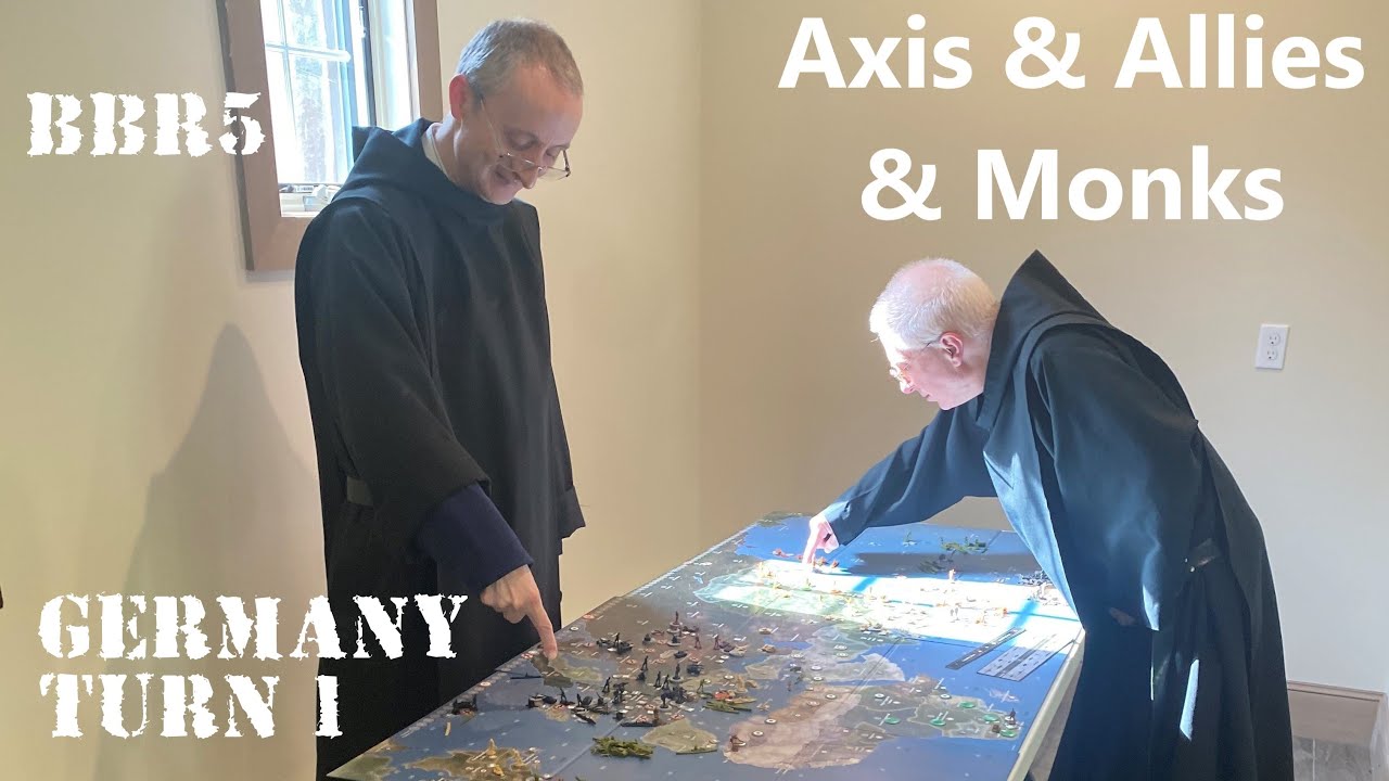 Axis and Allies and Monks - BBR5 Game 1 - Germany  1 Recap