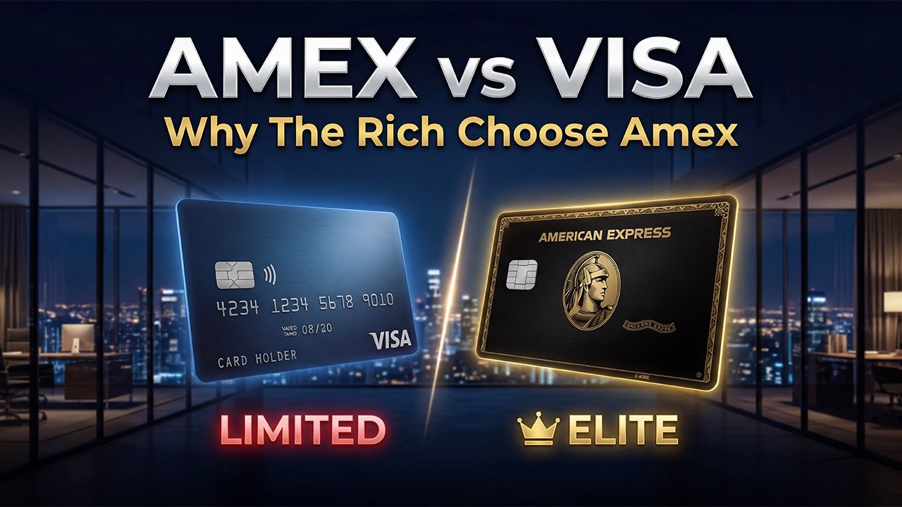 Почему богатые люди предпочитают American Express (Amex) Visa?