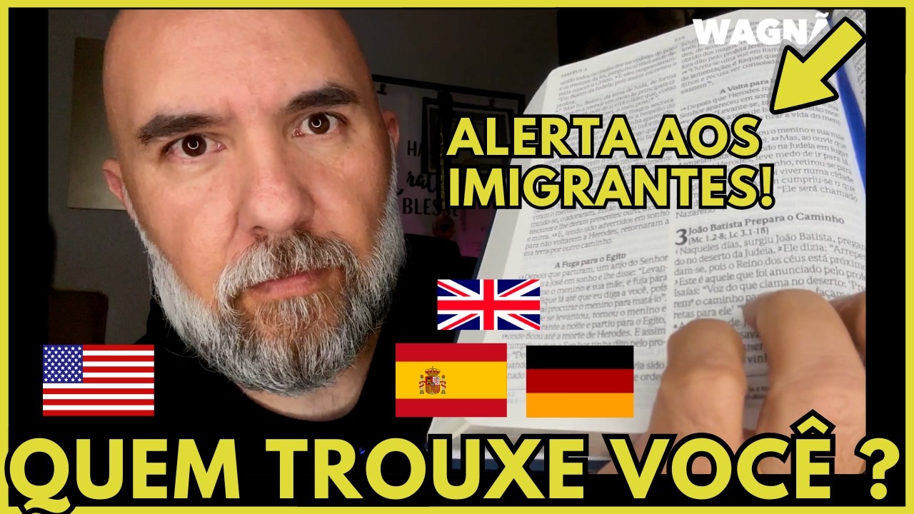 CONSELHO SINCERO AOS IMIGRANTES BRASILEIROS || ASSISTA ANTES DE DECIDIR || WAGNÃO