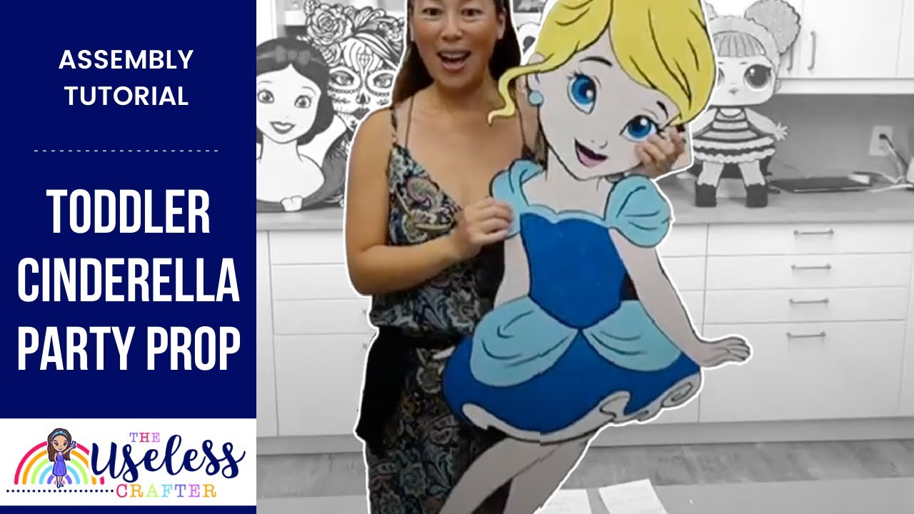 DIY Cinderella Disney Princess 48 inches Assembly for Cricut Off the Mat- Larger Than Mat
