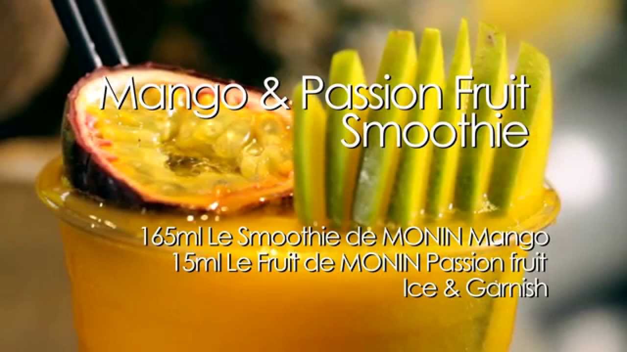MONIN Mango & Passion Fruit Smoothie