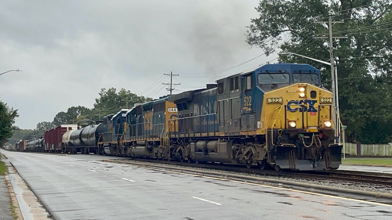 Chasing CSX F728 from Bethel to Tarboro & Rocky Mount NC 09/27/2024 w Classic Consist