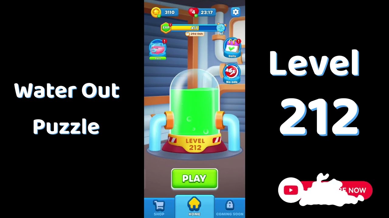 Water Out Puzzle Level 212 Walkthrough 💧 | Step-by-Step Solution | SolutionGuruji