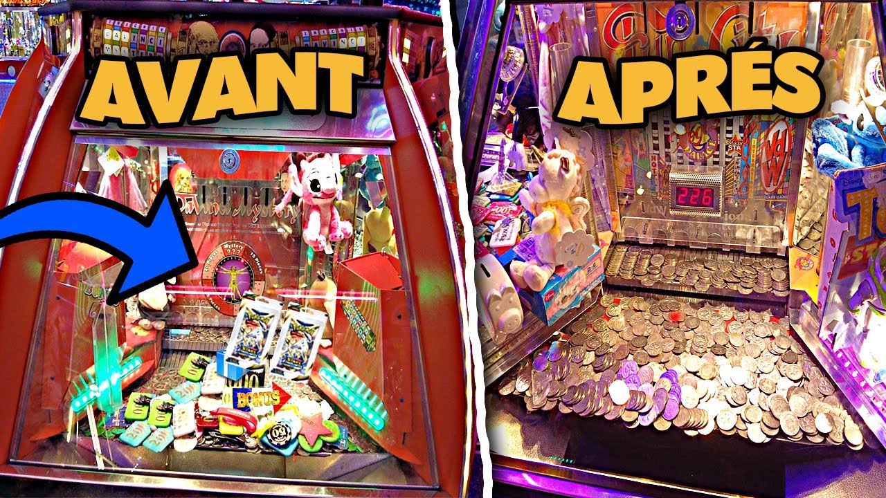 ON VIDE UNE MACHINE A SOUS DE FETE FORAINE (booster Pokémon)