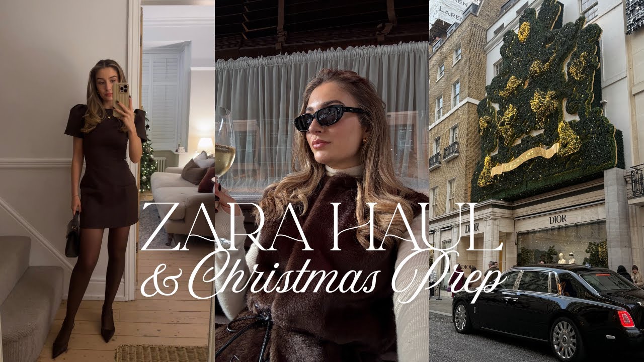 Покупки в Zara и подготовка к Рождеству