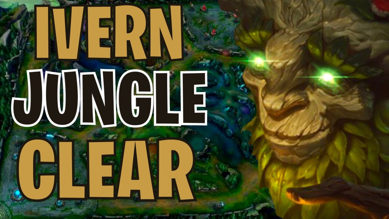 Season 14 Ivern Jungle Clear World Record [1:34] Full Clear 1 Smite