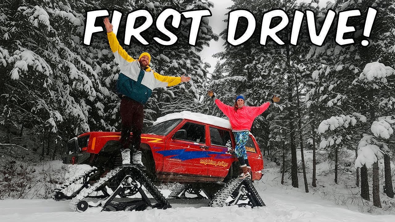WE BUILT SNOW TRACKS... But Do They Work??