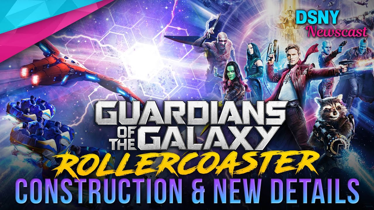 ROLLERCOASTER Construction & Details for GUARDIANS OF THE GALAXY at Epcot - Disney News - 1/17/20
