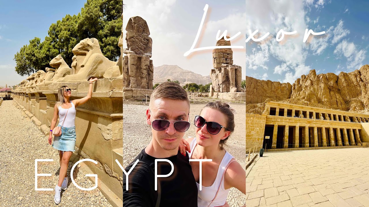 3.LUXOR🌞stálo to za to?😵plavba po řece Nil⛴ egyptský chrámový komplex,Hatšepsutin chrám, papyrus📜