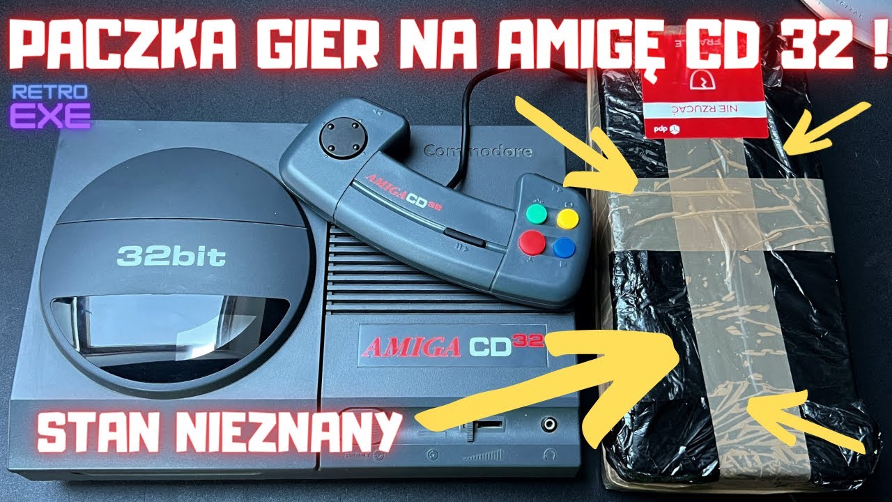 Paczka gier do Amigi CD 32 - stan nieznany, zobaczmy...