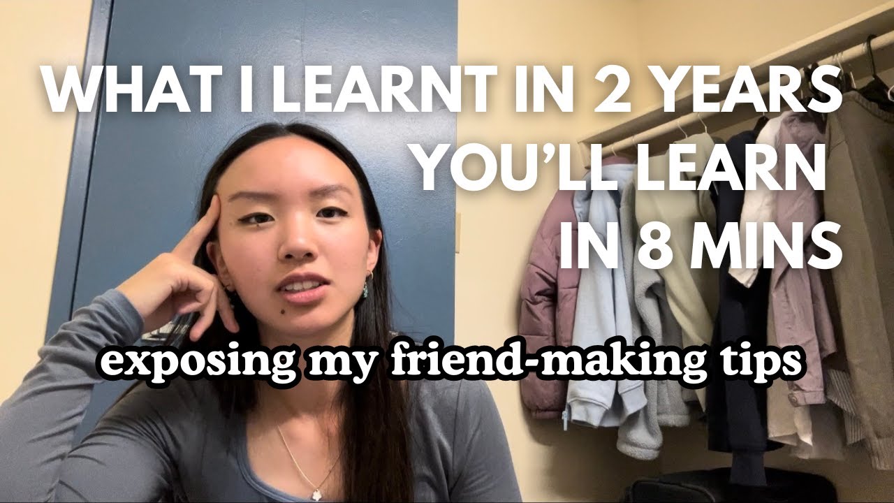 the best way to make friends at uni AND KEEP THEM