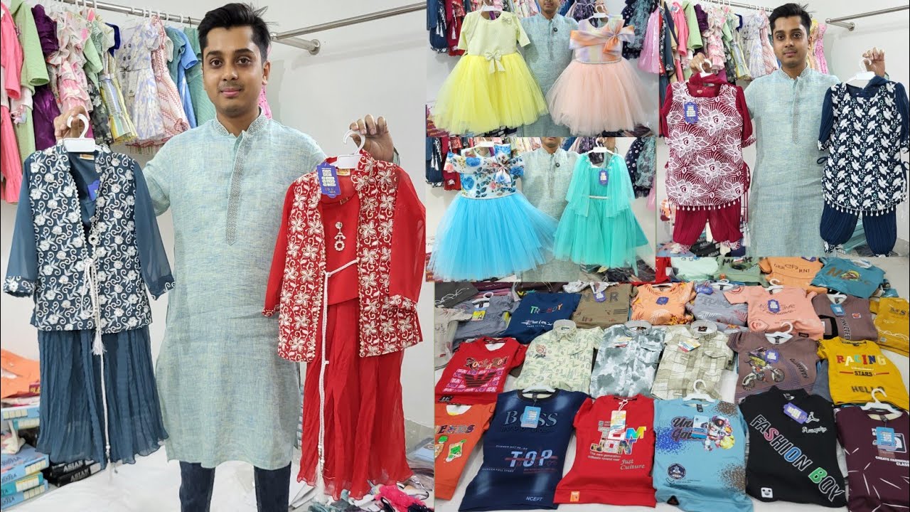 Kid's wear dresses manufacturer & wholesaler in Kolkata metiabruz wholesale market #metiabruzhaat 