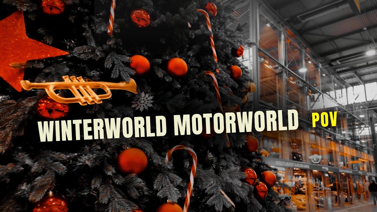 🇩🇪 Munich [4K] | Winter World Market & Motor World Tour [POV]