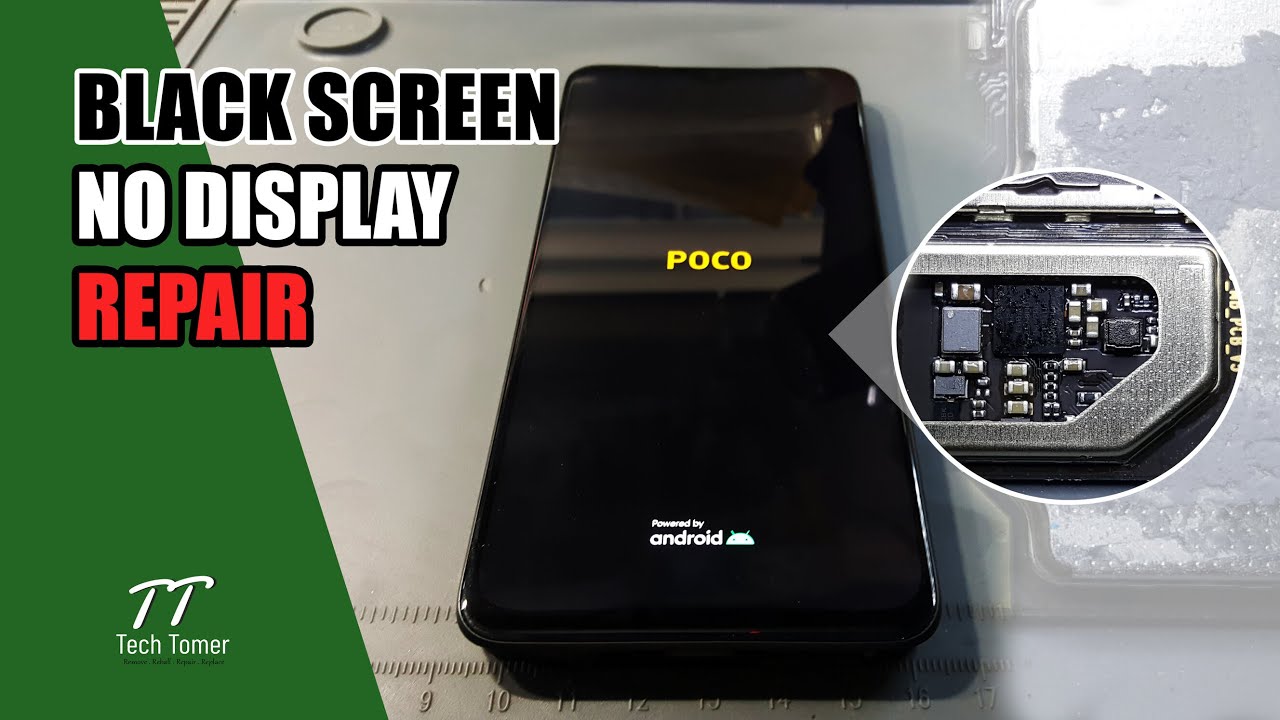 Xiaomi POCO M3 Black Screen Problem Repair | Tech Tomer