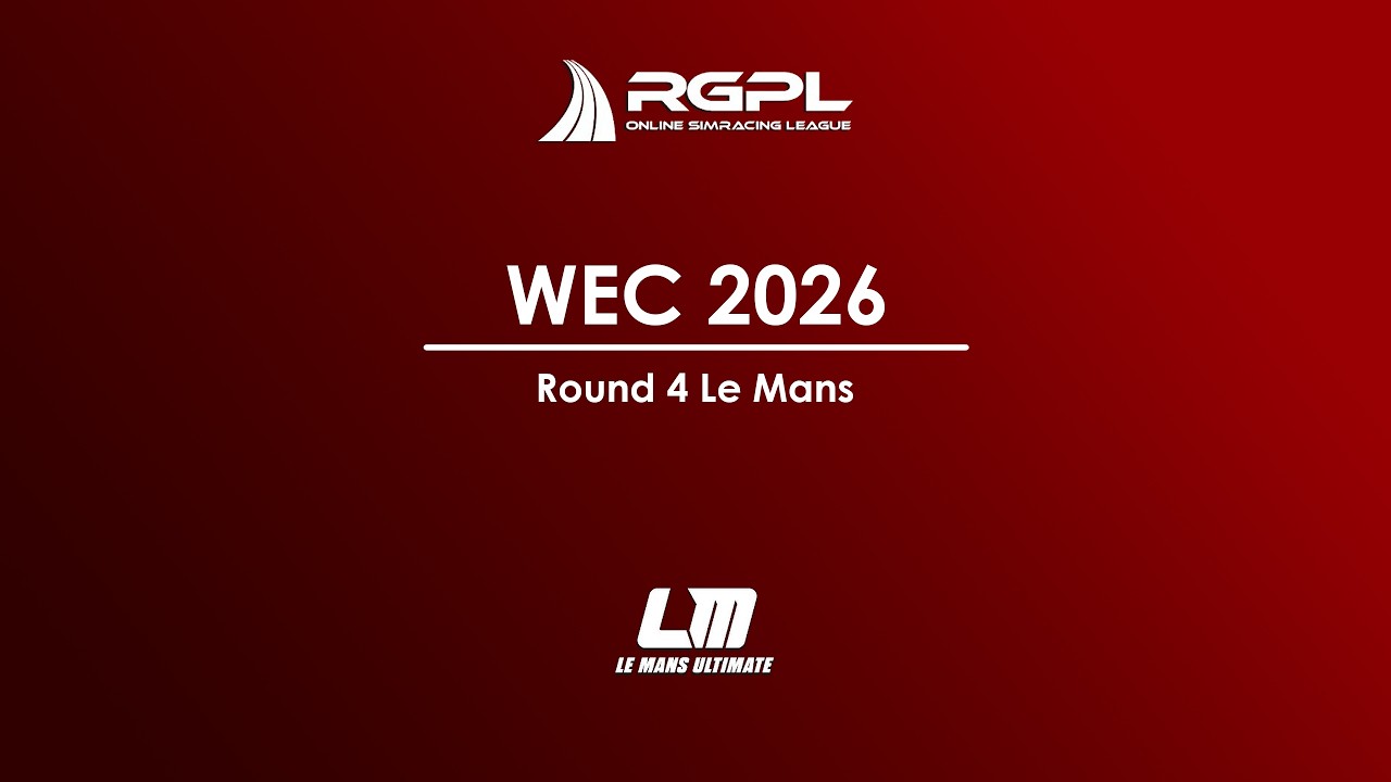 RGPL WEC Round 4 Le Mans