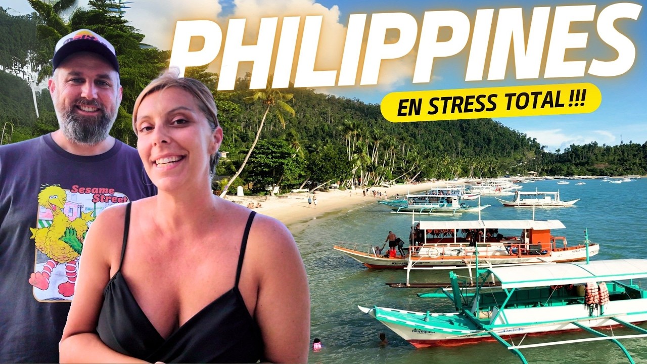 GROS STRESS AUX PHILIPPINES 😬 On a failli louper le ferry pour l'île de PALAWAN !