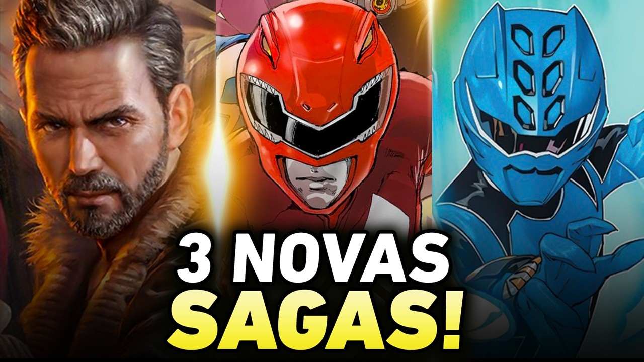 TRÊS NOVAS SAGAS DE POWER RANGERS! E UMA DELAS NÃO É MIGHTY MORPHIN