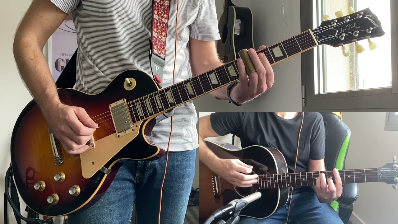 Stone Temple Pilots Interstate love Song guitar cover (with slide intro)