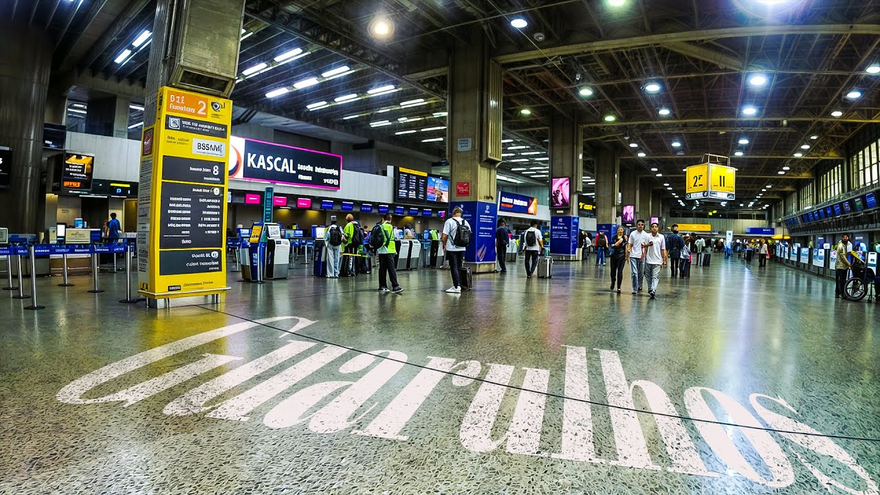Guarulhos Airport S&atilde;o Paulo, Brazil 🇧🇷 Tour 4k