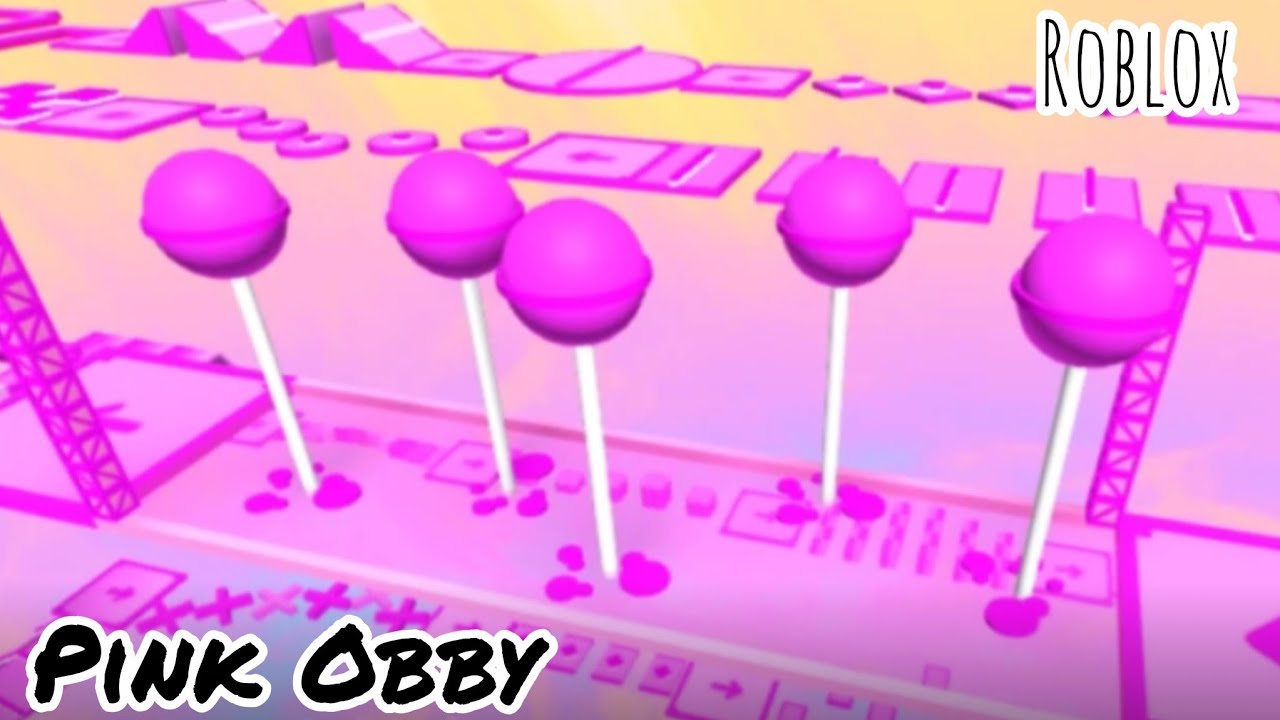 R&oacute;żowy Obby (wszystkie etapy) - Roblox