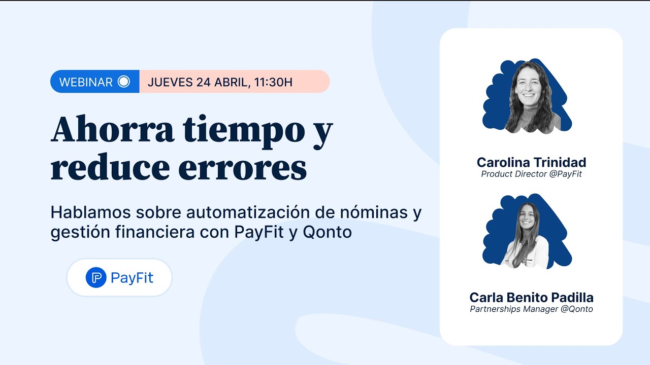 Automatización de nóminas y gestión financiera | WEBINAR