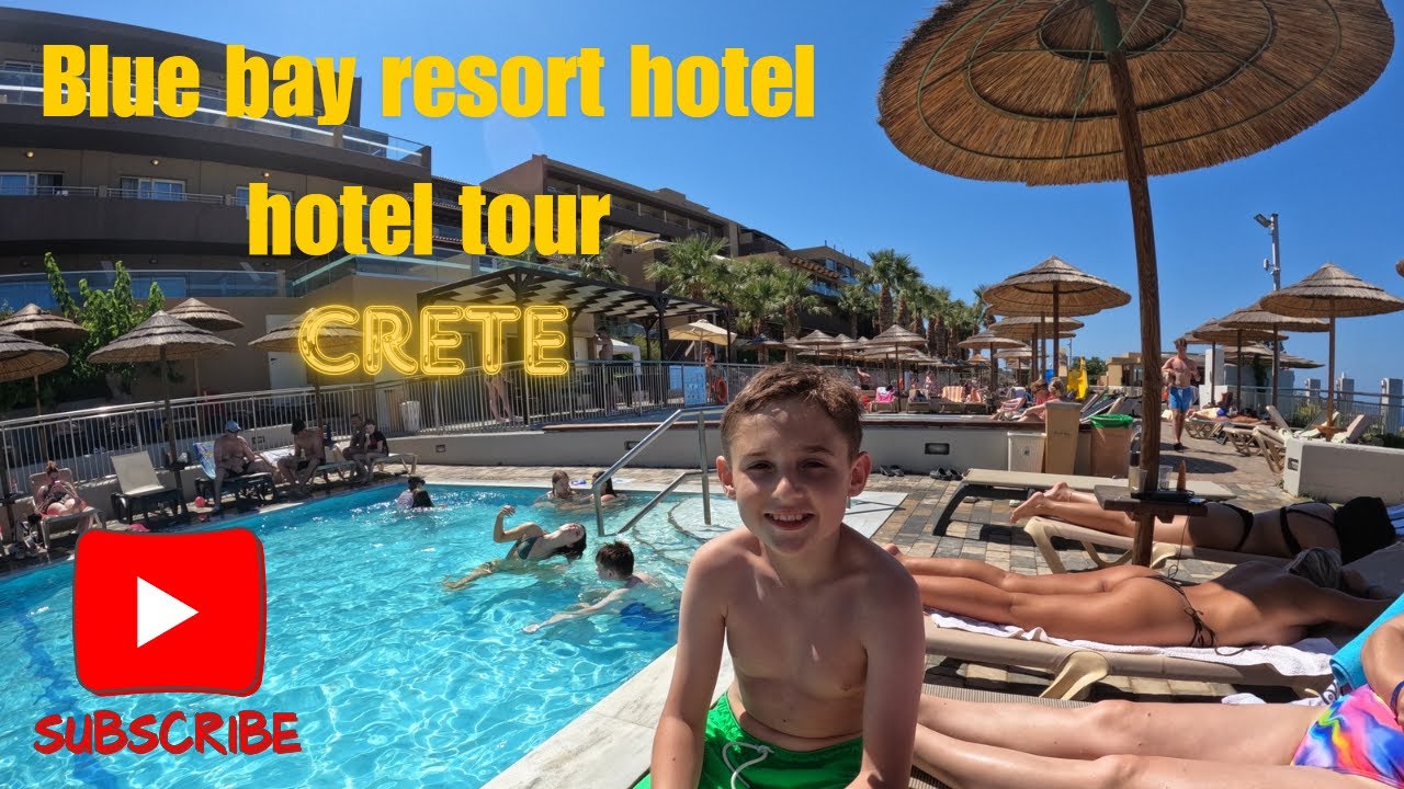 We Stayed At Blue Bay Resort Hotel Mononaftis Agia Pelagia Crete #hoteltour #tourism #crete #greece