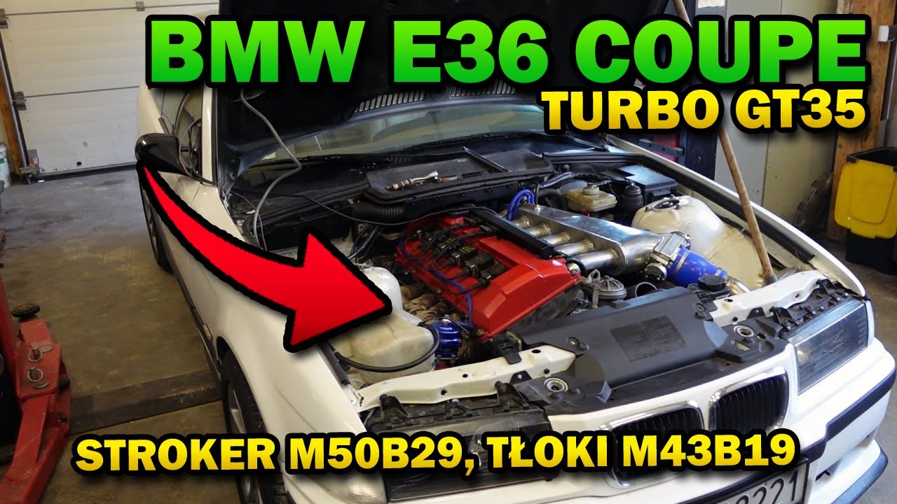 BMW e36 Coupe Turbo, Stroker m50 - strojenie DET3, chiński wastegate