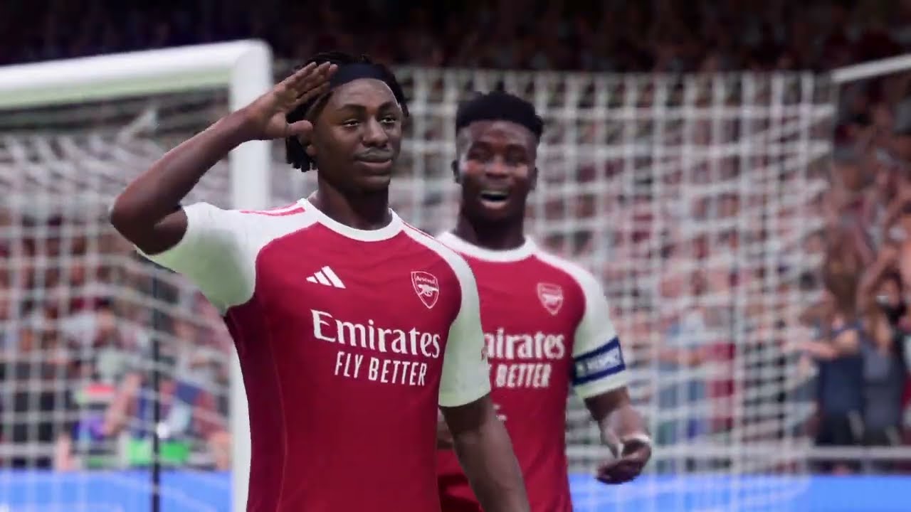 Arsenal 3-1 Monaco | Champions League Highlights 25/26 Career Mode 