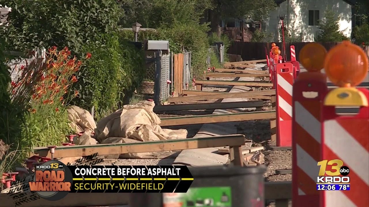 Some of worst streets in Security-Widefield to be repaved this summer
