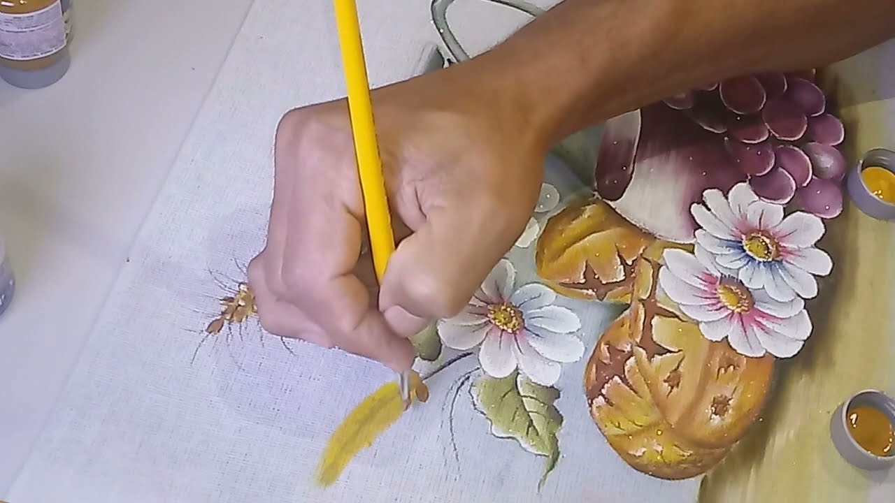 Roberto Ferreira - Pintura em pano de Prato - Final -