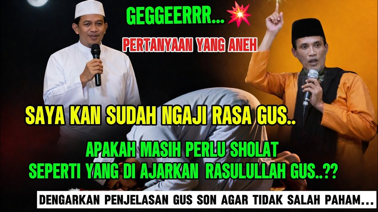 GEGERR..💥GUS SON MENJAWAB PERTANYAAN JAMA'AH INI DAN DIA PUN TERDIAAM SERIBU BAHASA...