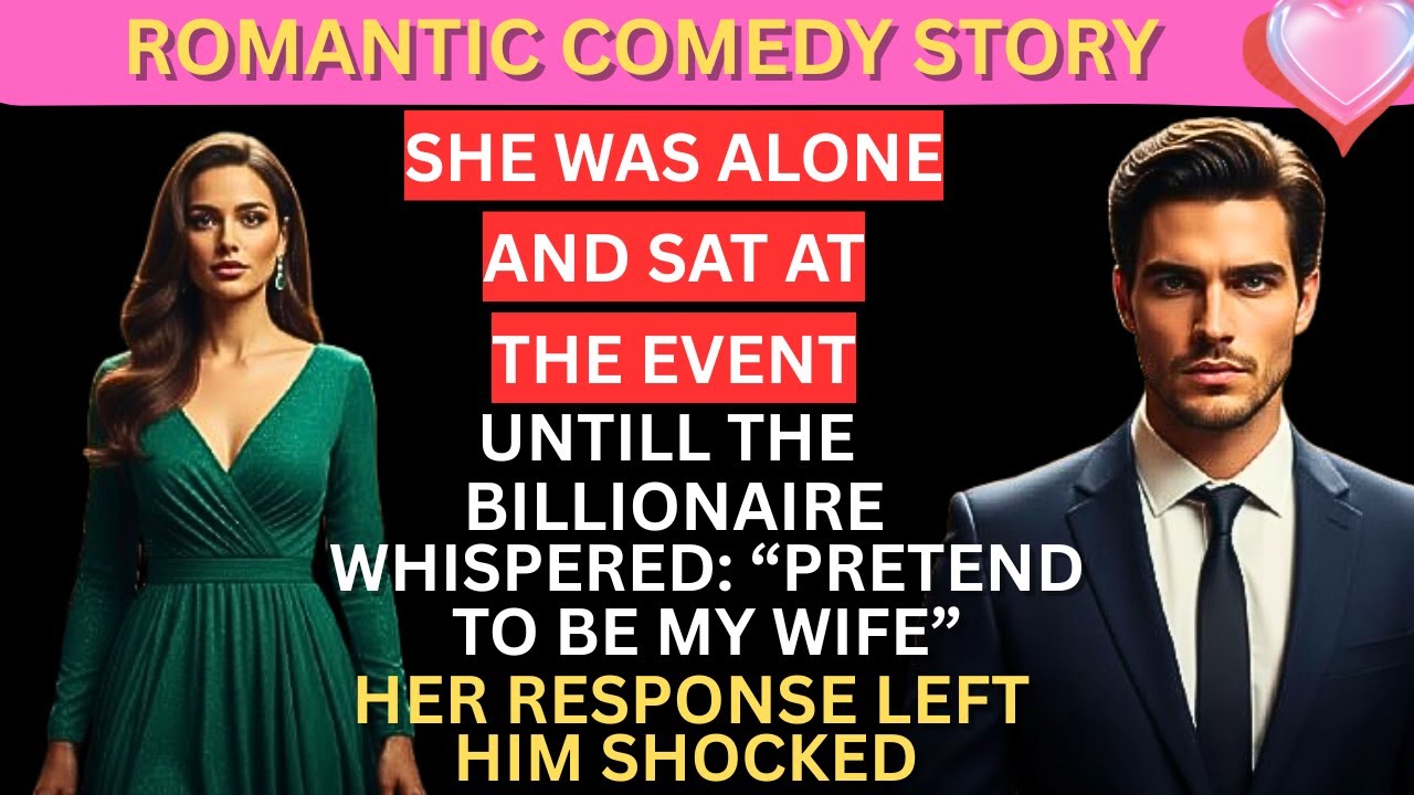 She Came Alone to the Gala—Then the Billionaire Whispered “Pretend to Be My Wife