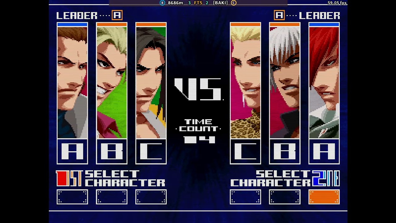 fightcade 2 kof 2003 8686m (Brazil) vs [BAKI] (Brazil)